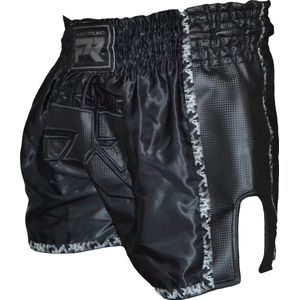 Punch Round Muay Thai Shorts Dull Carbon Camo