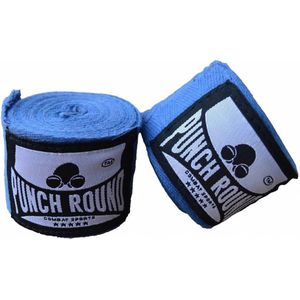 Punch Round™ HQ Bandage Blauw Hand Wraps No Stretch 400 cm