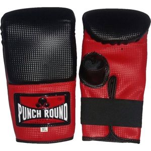 Punch Round Bokszak Training Handschoenen Bag Gloves Carbon. Kies uw maat: S
