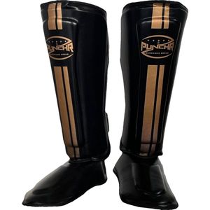 PunchR™ Pro Range Scheenbeschermers Zwart Fade Goud - XL