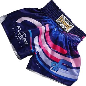 Fluory Muay Thai Short Kickboks Paars MTSF26 - XS