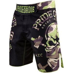 PRIDE of DIE MMA Fightshorts RAW TRAINING CAMP Jungle Maat S - Jeansmaat W-30