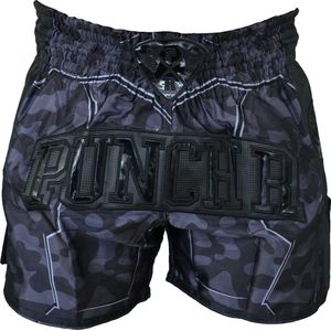 PunchR Kickboks Muay Thai Short Urban Camo Black - XS