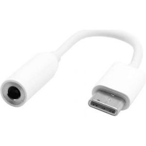 USB Type-C naar 3.5mm AUX Kabel - Wit