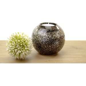 Mini Urn - Urn - Waxinelichthouder - Theelichthouder - Zwart met Goud