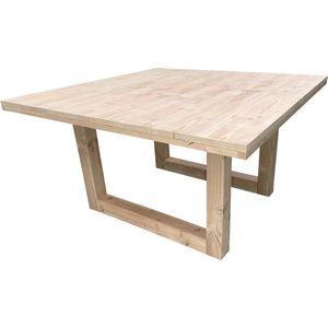 Wood4you - vierkante - tuintafel - Douglashout -