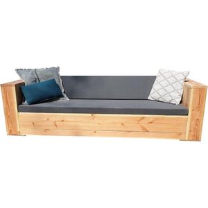 Wood4you - Loungebank Oslo Douglashout 180x70x80 cm | Sterke en duurzame tuinmeubel van Douglas hout