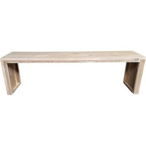 Wood4you - Steigerhouten Tuinbank Amsterdam | 190x43x38 cm | Weersbestendig en Duurzaam