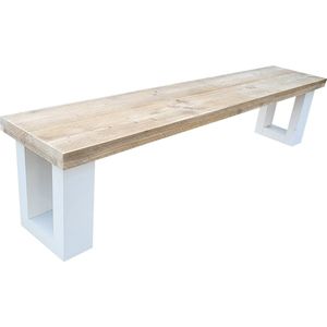 Wood4you - Tuinbank - New England Steigerhout 160 cm parkbank - zitbank - bank - tuinbank hout