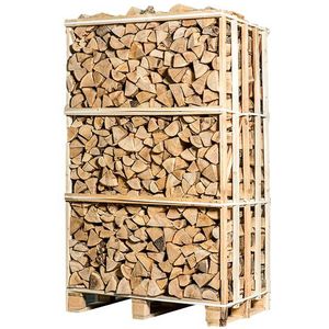 Pallet ovengedroogd berken/essen haardhout mix