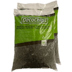 40 x 35L DecoChips Houtsnippers Black