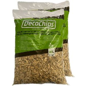 40 x 35L DecoChips Houtsnippers Naturel