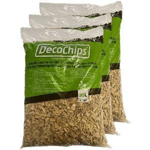 80 x 35L DecoChips Houtsnippers Naturel