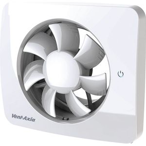 Vent-Axia Svensa - badkamerventilator - Ø 100 mm / Ø 125mm - app-gestuurd - geur, vocht & lichtsensor