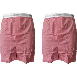 Embrator mannen Boxershorts 2-stuks geruit maat 4XL