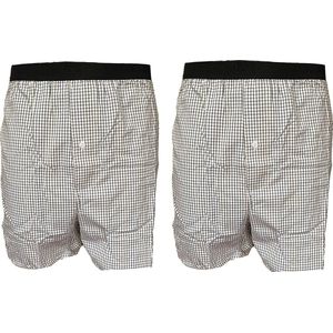 Embrator mannen Boxershorts 2-stuks geruit 4XL