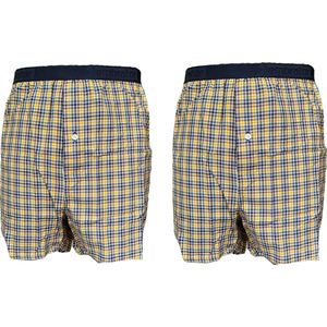 Embrator mannen Boxershorts 2-stuks geruit maat 4XL