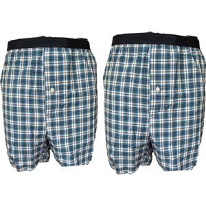 Embrator mannen Boxershorts 2-stuks geruit maat 4XL