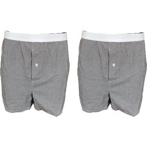Embrator mannen Boxershorts 2-stuks geruit maat 3XL