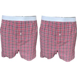 Embrator mannen Boxershorts 2-stuks geruit maat 3XL