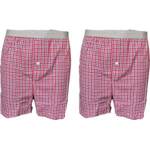 Embrator mannen Boxershorts 2-stuks geruit maat 3XL