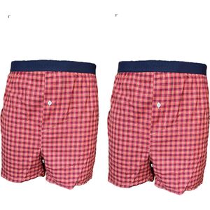 Embrator mannen Boxershorts 2-stuks geruit maat 3XL