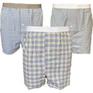 Embrator mannen Boxershorts 3-stuks geruit maat 3XL