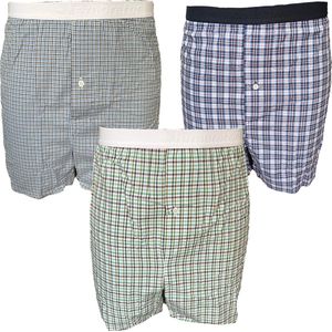 Embrator mannen Boxershorts 3-stuks geruit maat 3XL