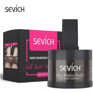 Sevich Haarpoeder - Haarvezels - Hair powder voor de haarlijn en kruin Zwart