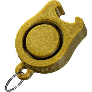 Festicap® Plus - Glitter Gold - Universele Festivaldop & Opener - Goud