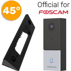 Made For Foscam - 45° Hoekbeugel // Zwart Kunststof // Inclusief schroeven