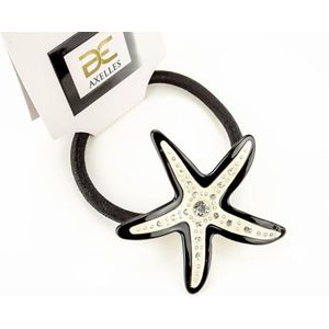 Luxe Haarelastiek strass steentjes Zeester