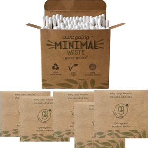 Bamboe Wattenstaafjes 6-pack (6x100) - Tantoe