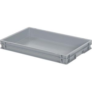 Opbergbox / Stapelkrat - Polypropyleen - 14 liter - Grijs