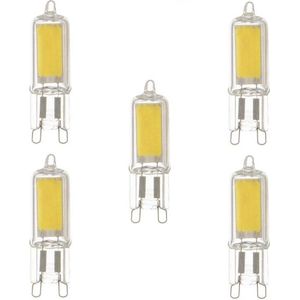 LEDmaxx - LED G9 - Glas - Ø1.4x5cm - 2W - 200lm - Extra Warm Wit - Niet-Dimbaar - 5 Stuks