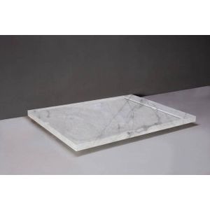 Forzalaqua Douchebak Fresco Vierkant 120 x 90 cm Carrara Marmer