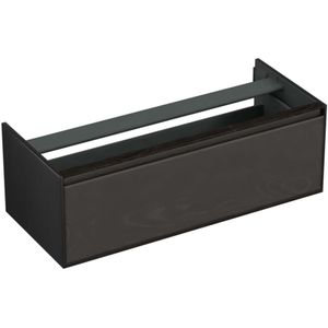 Onderkast Forzalaqua Reno 120x51x40 Cm 1 La Softclose Eiken Black Oiled Forzalaqua