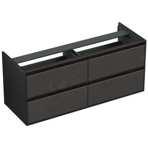 Onderkast forzalaqua reno 140x51x60 cm 4 lades softclose eiken black oiled