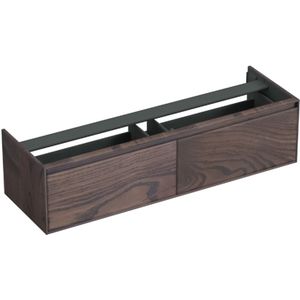 Onderkast forzalaqua reno 160x51x40 cm 2 lades softclose eiken charcoal