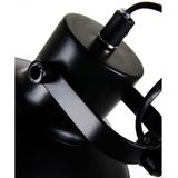 Trion - Recine - Vloerlamp - Mat Zwart - Aluminium - E27 Fitting - 1-lichts