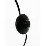 Trion - Recine - Vloerlamp - Mat Zwart - Aluminium - E27 Fitting - 1-lichts