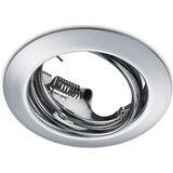Trion - LED Spot Set - Dimbaar - Glans Chroom - GU10 Fitting - 6W - Helder/Koud Wit 6400K - Kantelbaar Ø83mm