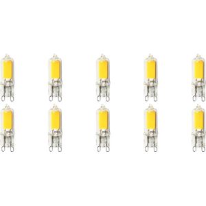 Voordeelpak LED Lamp 10 Pack - Aigi - G9 Fitting - 2W - Helder/Koud Wit 6500K | Vervangt 20W