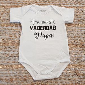 romper baby tekst papa eerste vaderdag