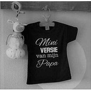 Shirtje baby tekst papa eerste vaderdag liefste