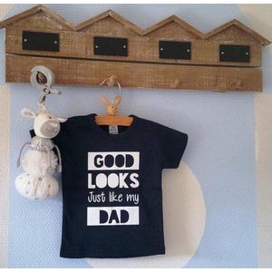 shirt baby met tekst eerste vaderdag papa