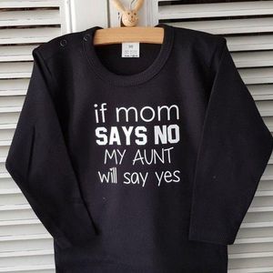 romper baby  met tekst tante