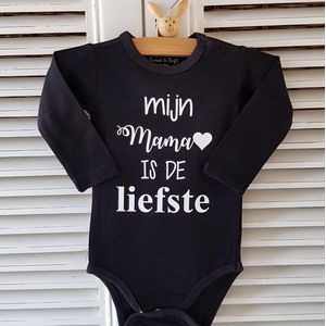 romper baby tekst mijn mama is de liefste eerste moederdag