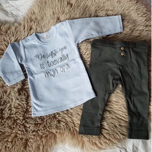 MM Baby pakje cadeau geboorte meisje jongen set met tekst aanstaande zwanger kledingset pasgeboren unisex Bodysuit | Huispakje | Kraamkado | Gift Set babyset kraamcadeau  babygeschenk babygeschenkset kraampakket