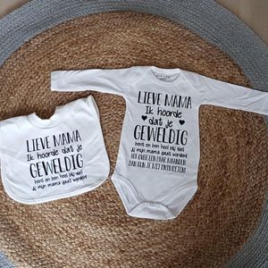 Baby Rompertjes met Tekst kopen? ✔️ Tot 60% korting!